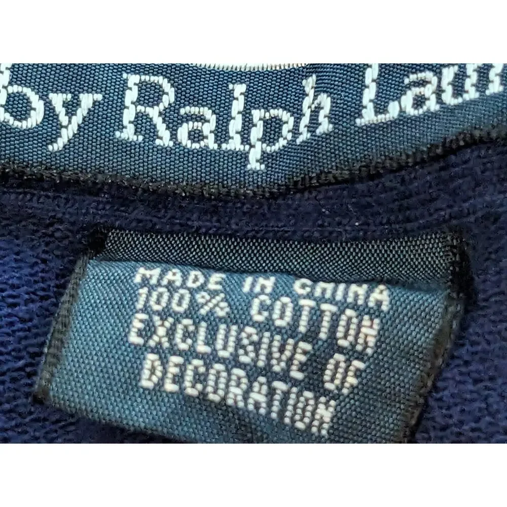 Polo Ralph Lauren Big Pony Size XXL 2XL Vintage Blue Gold Pony Polo Shirt
